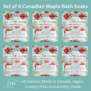 Bathorium Set of 6 Canadian Maple Bath Soak | Dream Weaver
